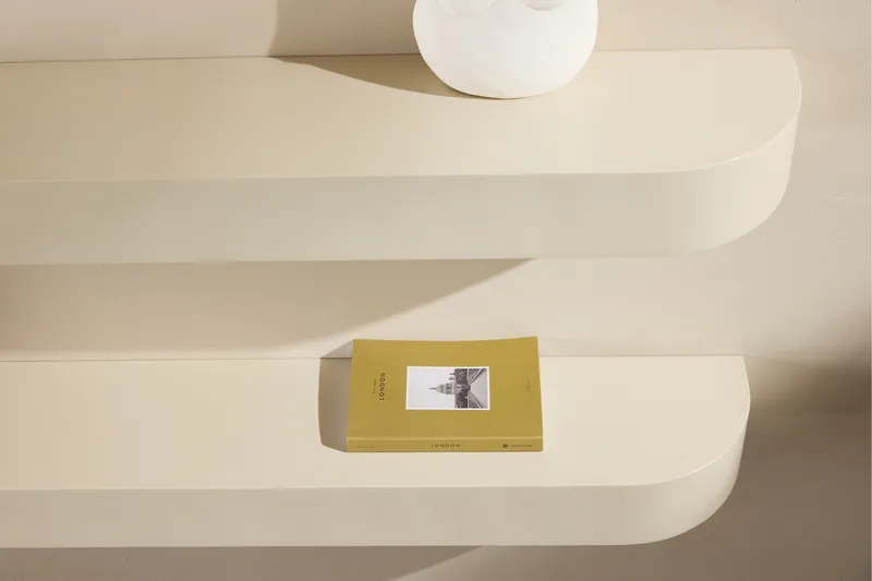 Glow Vägghylla 135 cm - Beige - Förvaring - Köksförvaring - Kökshylla