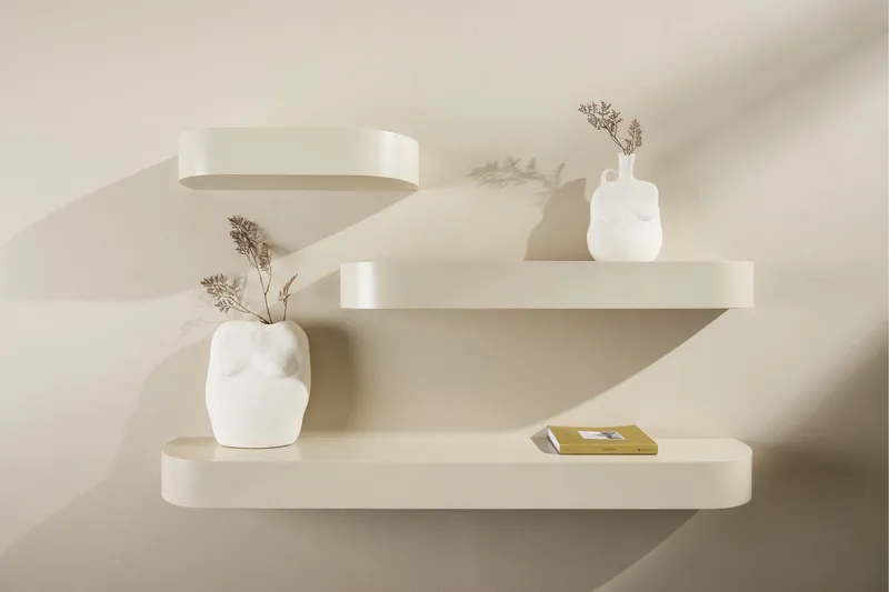Glow Vägghylla 135 cm - Beige - Förvaring - Köksförvaring - Kökshylla