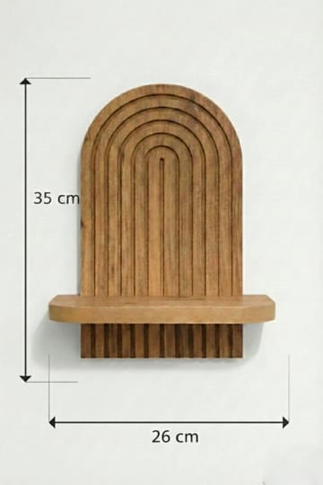 Hasina Vägghylla 26x35x13 cm - Ek - Förvaring - Köksförvaring - Kökshylla