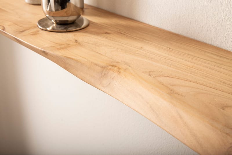 Helela Vägghylla 60 cm Asymmetrisk - varm honungsbrun - Förvaring - Köksförvaring - Kökshylla