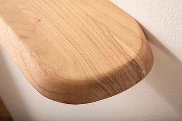 Helela Vägghylla 60 cm Asymmetrisk - varm honungsbrun - Förvaring - Köksförvaring - Kökshylla