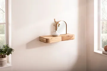 Helira Vägghylla 60 cm - varm honungsbrun - Förvaring - Köksförvaring - Kökshylla