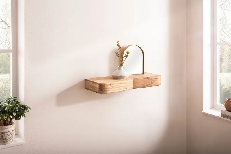 Helira Vägghylla 60 cm - varm honungsbrun - Förvaring - Köksförvaring - Kökshylla