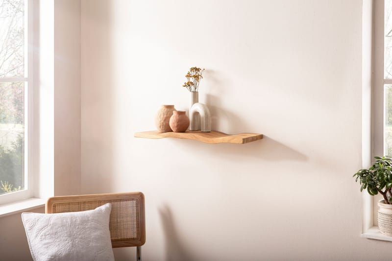 Helova Vägghylla 60 cm - varm honungsbrun - Förvaring - Köksförvaring - Kökshylla