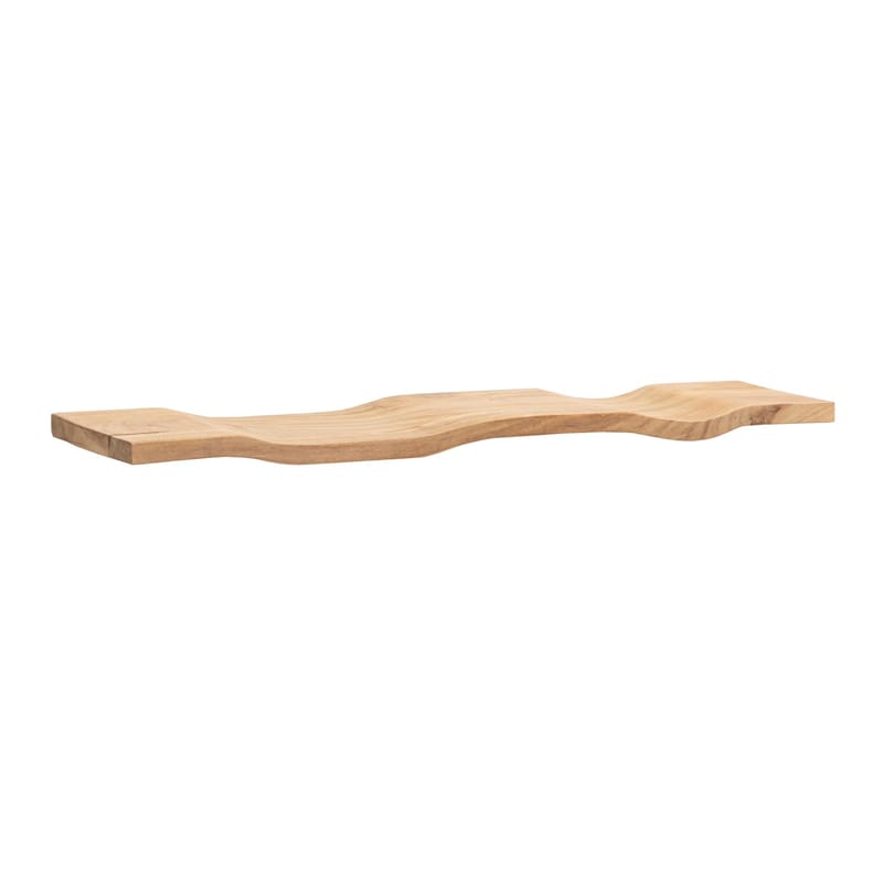 Helova Vägghylla 80 cm, varm honungsbrun