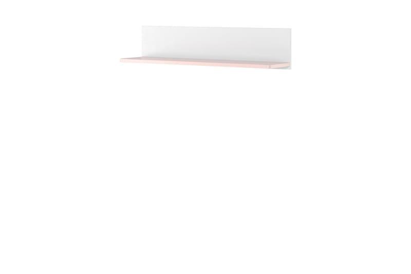 Hilts Vägghylla 110x22 cm - Vit/Rosa - Förvaring - Köksförvaring - Kökshylla