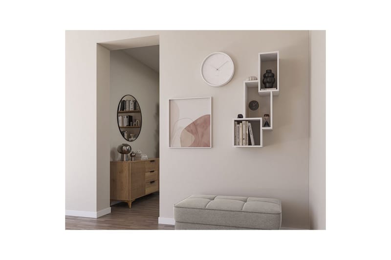 Hylla Eltap Alitty 96x25x46 cm laminerad spånskiva - Vit - Förvaring - Köksförvaring - Kökshylla