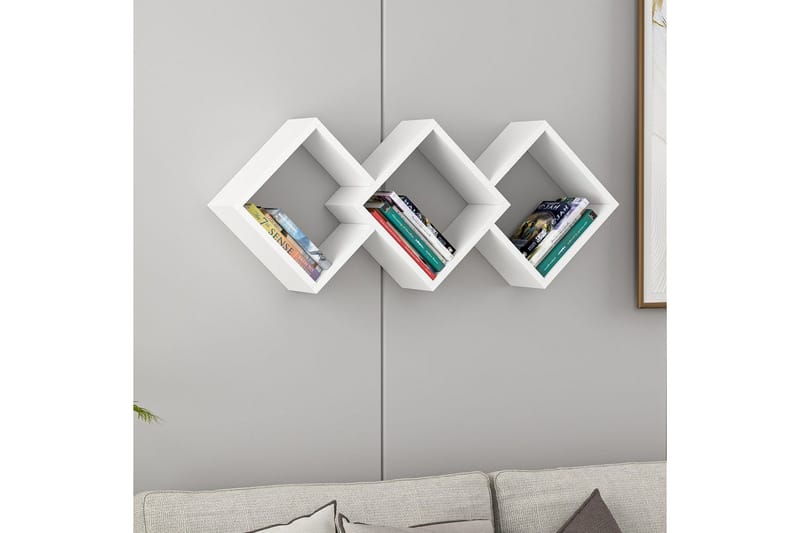 Hyllor Galaktika Hylla 102x20 cm Vit - Förvaring - Köksförvaring - Kökshylla