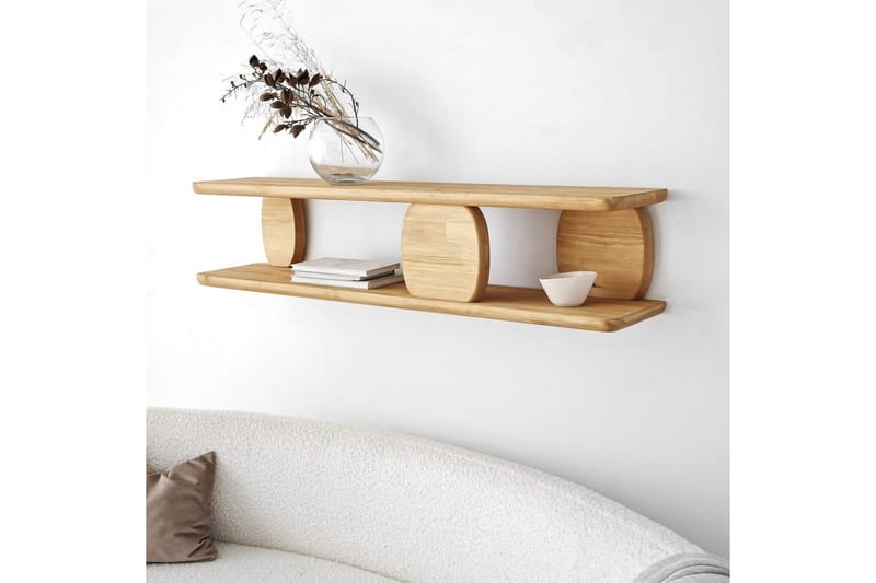 Hyllor Homitis Vägghylla Cascais Ek Medium Colored Wood - Förvaring - Köksförvaring - Kökshylla