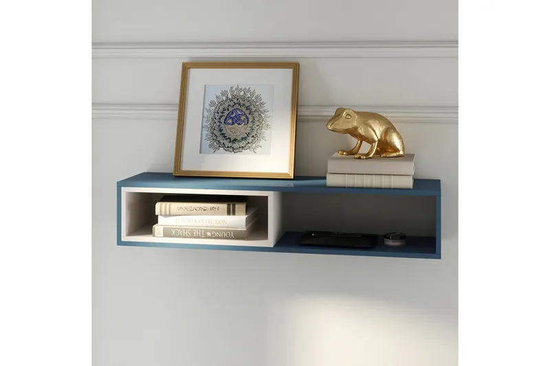 Includo Vägghylla 100x25 cm - Blå - Förvaring - Köksförvaring - Kökshylla