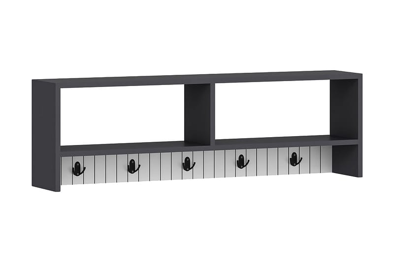AGATEA Väggkrok 120x36,8 cm Antracit - Förvaring - Köksförvaring - Kökshylla