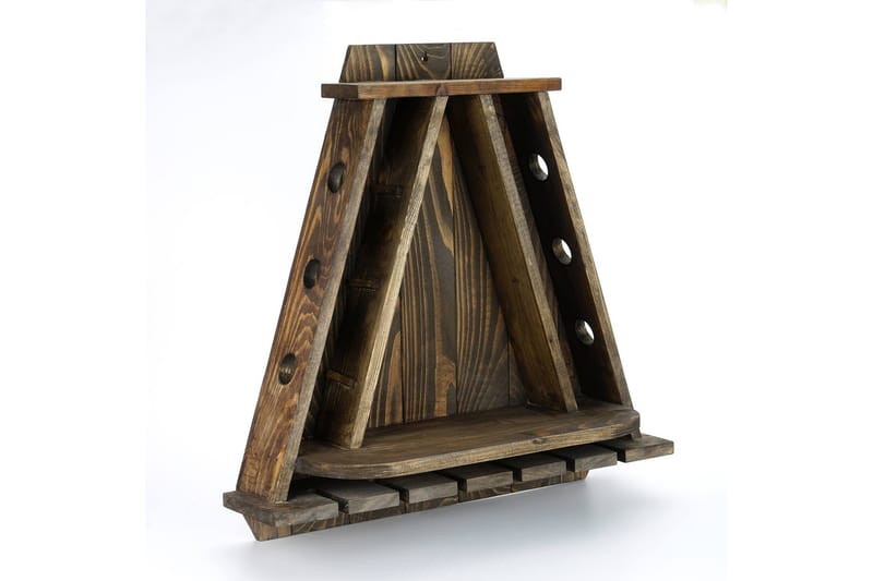 AGONSILLO Kryddhylla 57x18 cm Natur - Förvaring - Köksförvaring - Kökshylla
