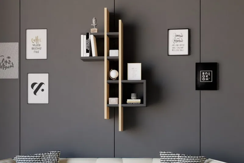 Andifli Vägghylla 53,8x108 cm - Blå - Förvaring - Köksförvaring - Kökshylla