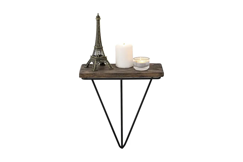 Arsenal Vägghylla 15x27 cm - Svart/Valnöt - Förvaring - Köksförvaring - Kökshylla