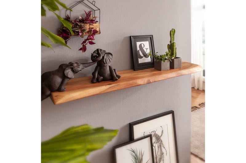 Belleview Vägghylla 80x25 cm - Trä/natur - Förvaring - Köksförvaring - Kökshylla