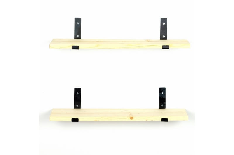 BELOWDA Vägghylla 60 cm Svart/Ek - Förvaring - Köksförvaring - Kökshylla