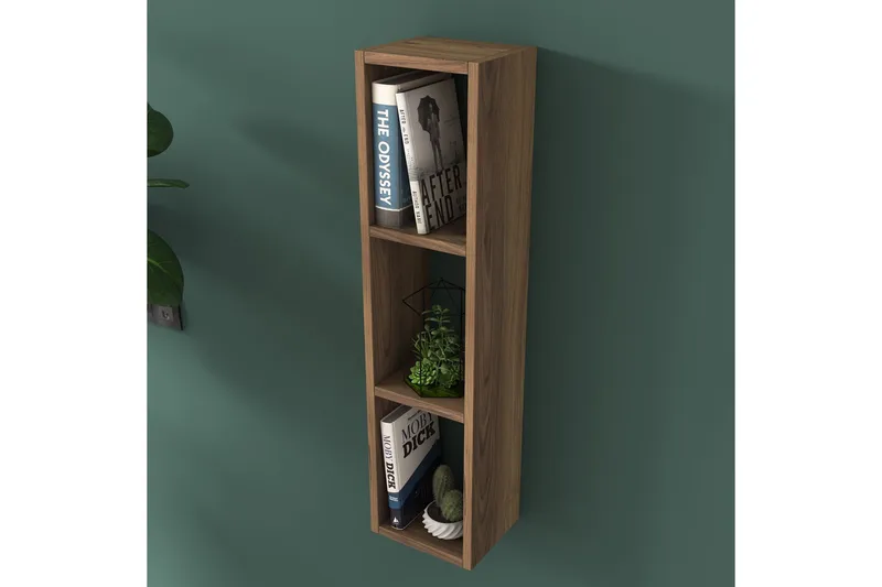 Bennerto Vägghylla 19x22 cm - Valnöt - Förvaring - Köksförvaring - Kökshylla