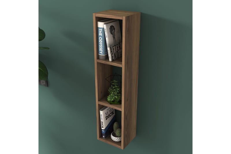 Bennerto Vägghylla 19x22 cm - Valnöt - Förvaring - Köksförvaring - Kökshylla