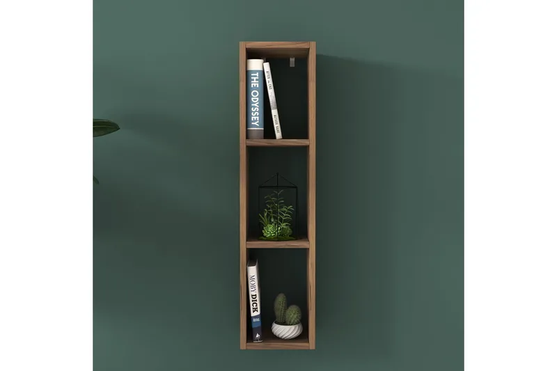 Bennerto Vägghylla 19x22 cm - Valnöt - Förvaring - Köksförvaring - Kökshylla