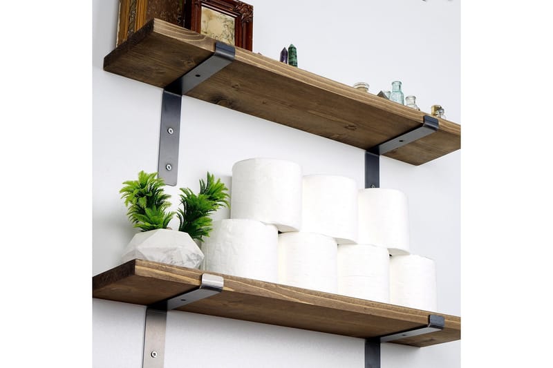 Bogel Vägghylla 60 cm - Svart/Valnöt - Förvaring - Köksförvaring - Kökshylla