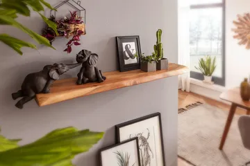 Bourelle Vägghylla 115x25 cm - Trä/natur - Förvaring - Köksförvaring - Kökshylla