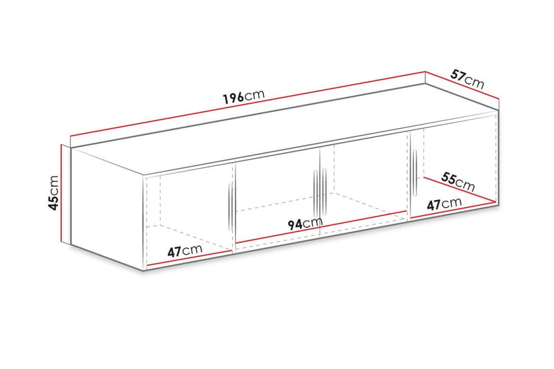 Chavez Vägghylla Ek - Förvaring - Köksförvaring - Kökshylla