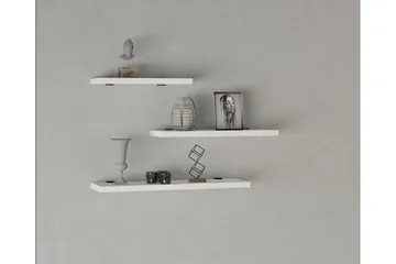 Cordin Vägghylla 2x30 cm 3-pack - Vit - Förvaring - Köksförvaring - Kökshylla