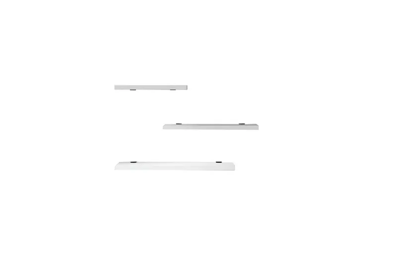 Cordin Vägghylla 2x30 cm 3-pack - Vit - Förvaring - Köksförvaring - Kökshylla