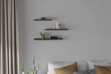 Cordin Vägghylla 2x30 cm 3-pack