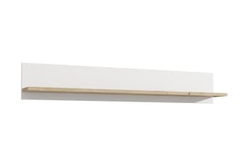 Crumpton vägghylla 160 cm - Vit/Brun - Förvaring - Köksförvaring - Kökshylla