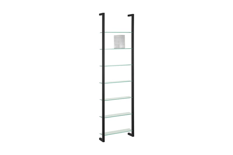 CRYPTOS Vägghylla 46 cm Svart/Transparent - Kökshylla - Vägghylla