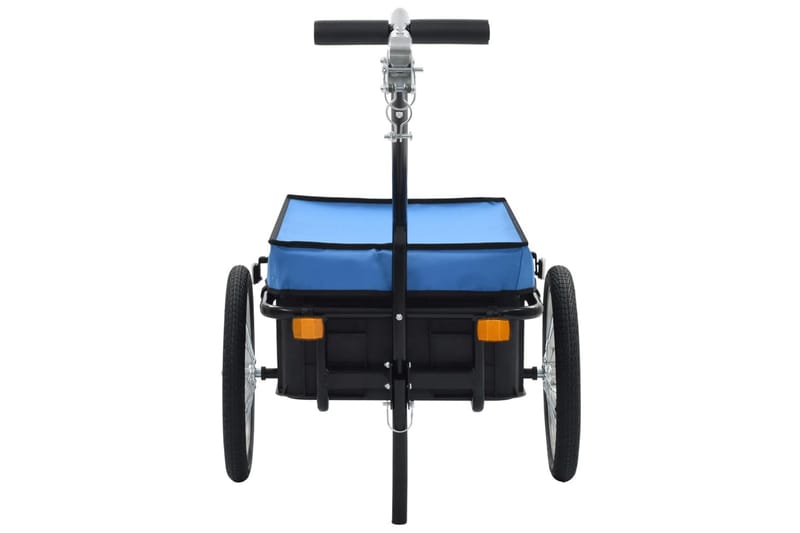 Cykelvagn/handkärra 155x61x83 cm stål blå - Blå - Förvaring - Köksförvaring - Kökshylla
