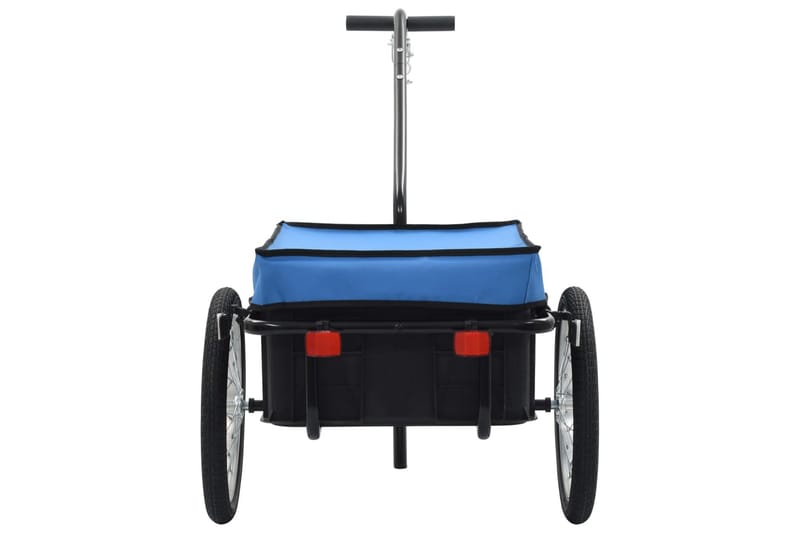 Cykelvagn/handkärra 155x61x83 cm stål blå - Blå - Förvaring - Köksförvaring - Kökshylla