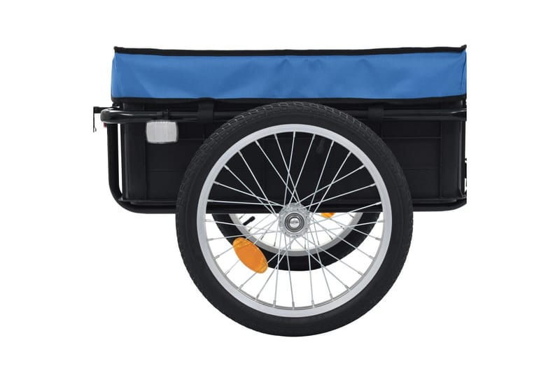 Cykelvagn/handkärra 155x61x83 cm stål blå - Blå - Förvaring - Köksförvaring - Kökshylla