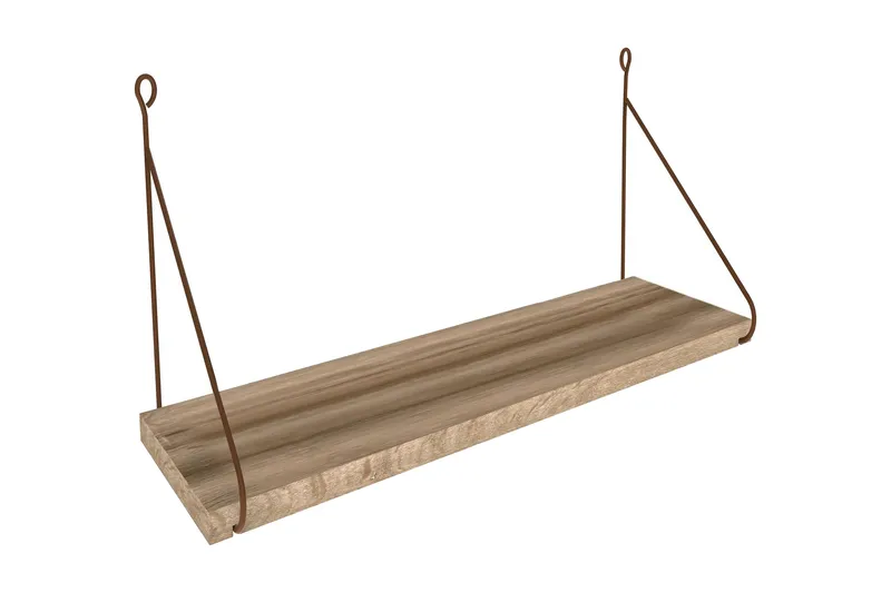 Decormet Vägghylla - Brun - Förvaring - Köksförvaring - Kökshylla