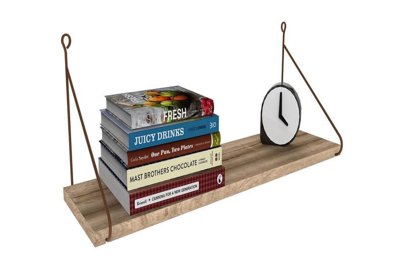 Decormet Vägghylla - Brun - Förvaring - Köksförvaring - Kökshylla