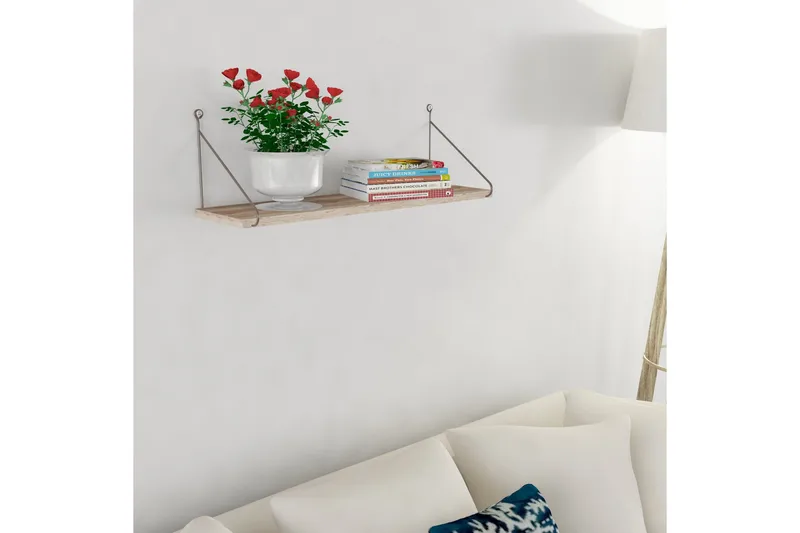 Decormet Vägghylla - Brun - Förvaring - Köksförvaring - Kökshylla