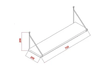Decormet Vägghylla - Ek - Förvaring - Köksförvaring - Kökshylla