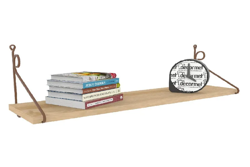 Decormet Vägghylla - Ek/Brun - Förvaring - Köksförvaring - Kökshylla