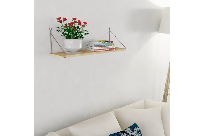 Decormet Vägghylla - Ljusbrun - Förvaring - Köksförvaring - Kökshylla