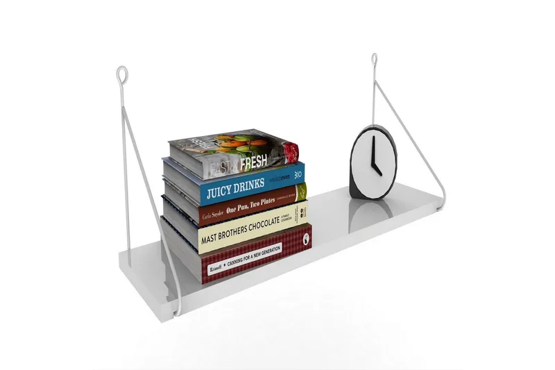 Decormet Vägghylla - Vit - Förvaring - Köksförvaring - Kökshylla