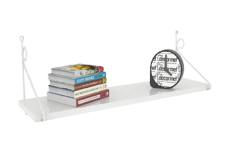 Decormet Vägghylla - Vit - Förvaring - Köksförvaring - Kökshylla