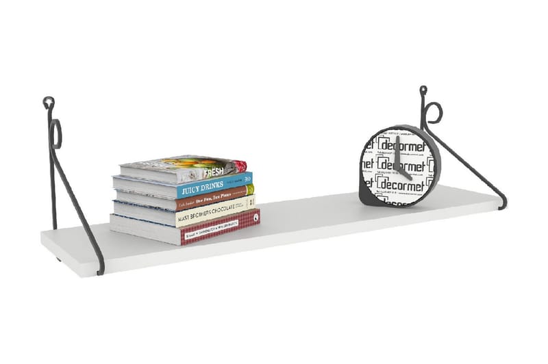 Decormet Vägghylla - Vit/Svart - Förvaring - Köksförvaring - Kökshylla