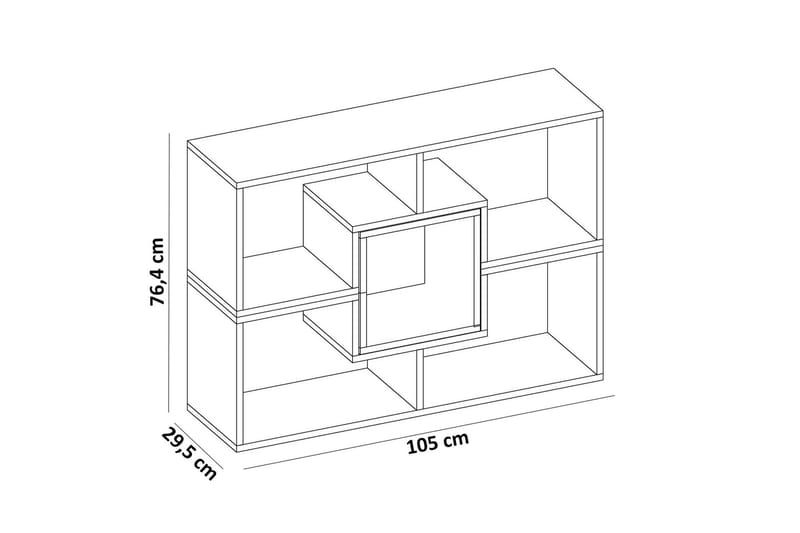 Decorotika Bokhylla Låg - Vit - Förvaring - Köksförvaring - Kökshylla