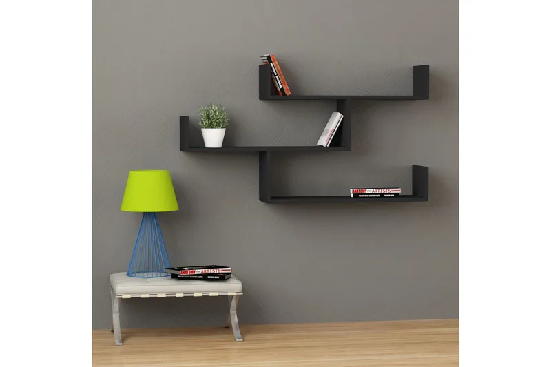 Decorta Vägghylla - Mörkgrå - Förvaring - Köksförvaring - Kökshylla