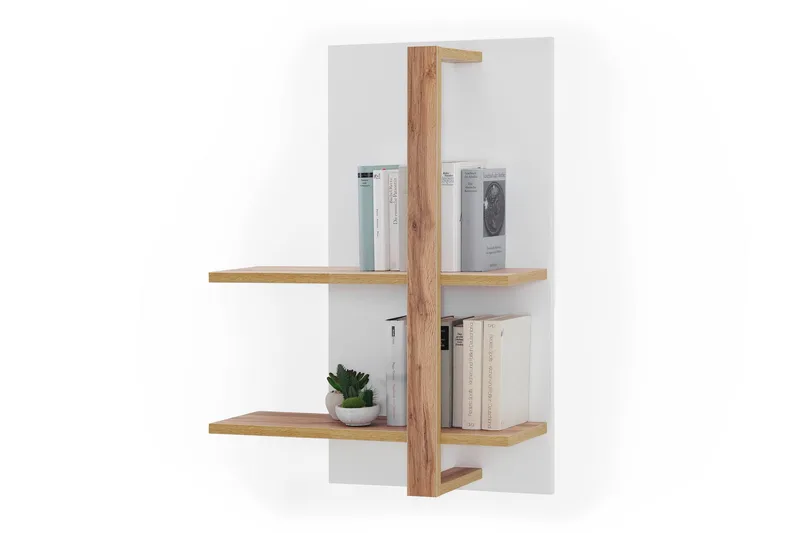 Degaust Vägghylla 65 cm - Vit/Ek - Förvaring - Köksförvaring - Kökshylla