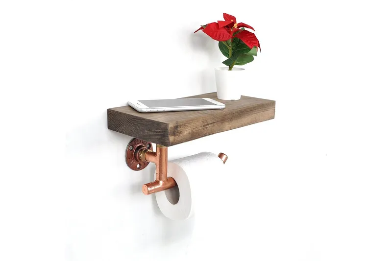 Desgrar Vägghylla 30x15 cm - Guld - Förvaring - Köksförvaring - Kökshylla