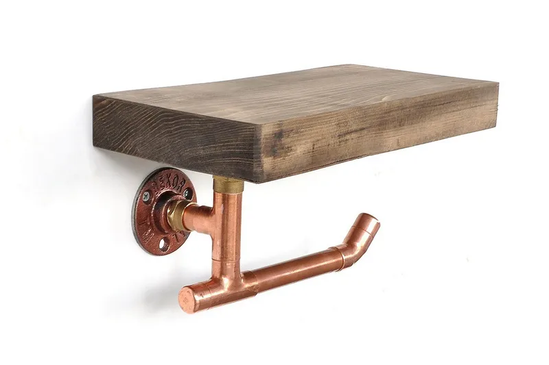 Desgrar Vägghylla 30x15 cm - Guld - Förvaring - Köksförvaring - Kökshylla