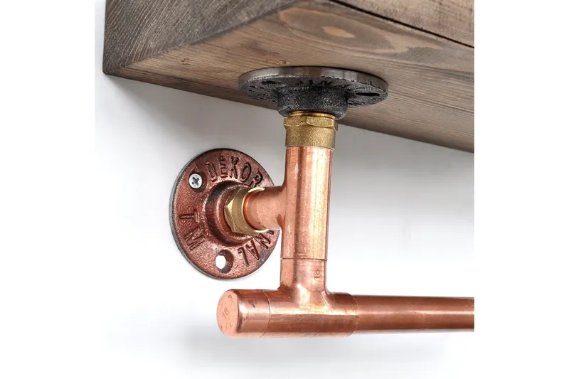 Desgrar Vägghylla 30x15 cm - Guld - Förvaring - Köksförvaring - Kökshylla