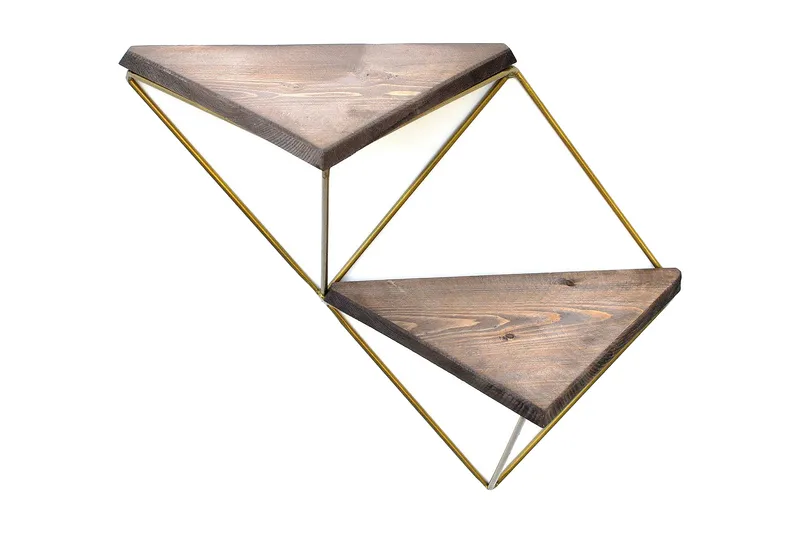 Desgrar Vägghylla 30x33 cm - Brun - Förvaring - Köksförvaring - Kökshylla